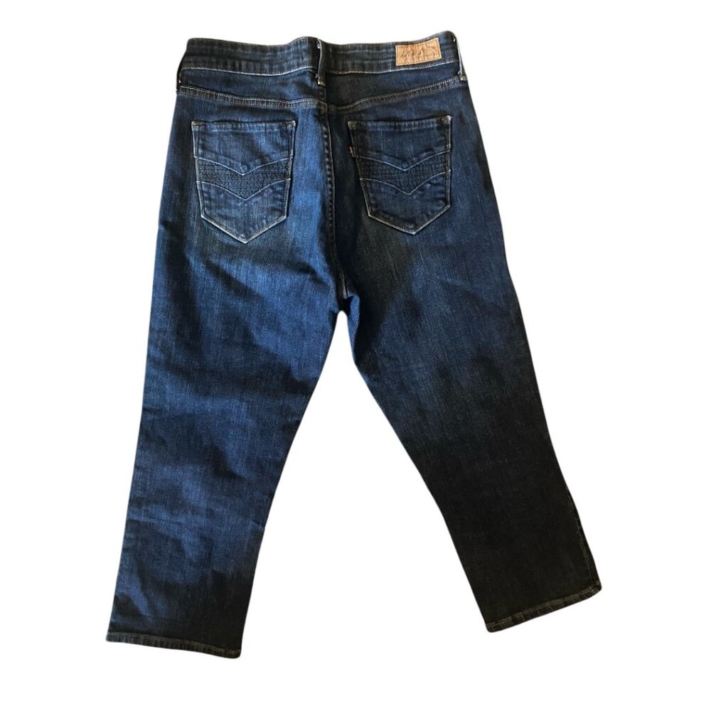 Levi's Blue San Francisco Demi- Curve Capri Jeans